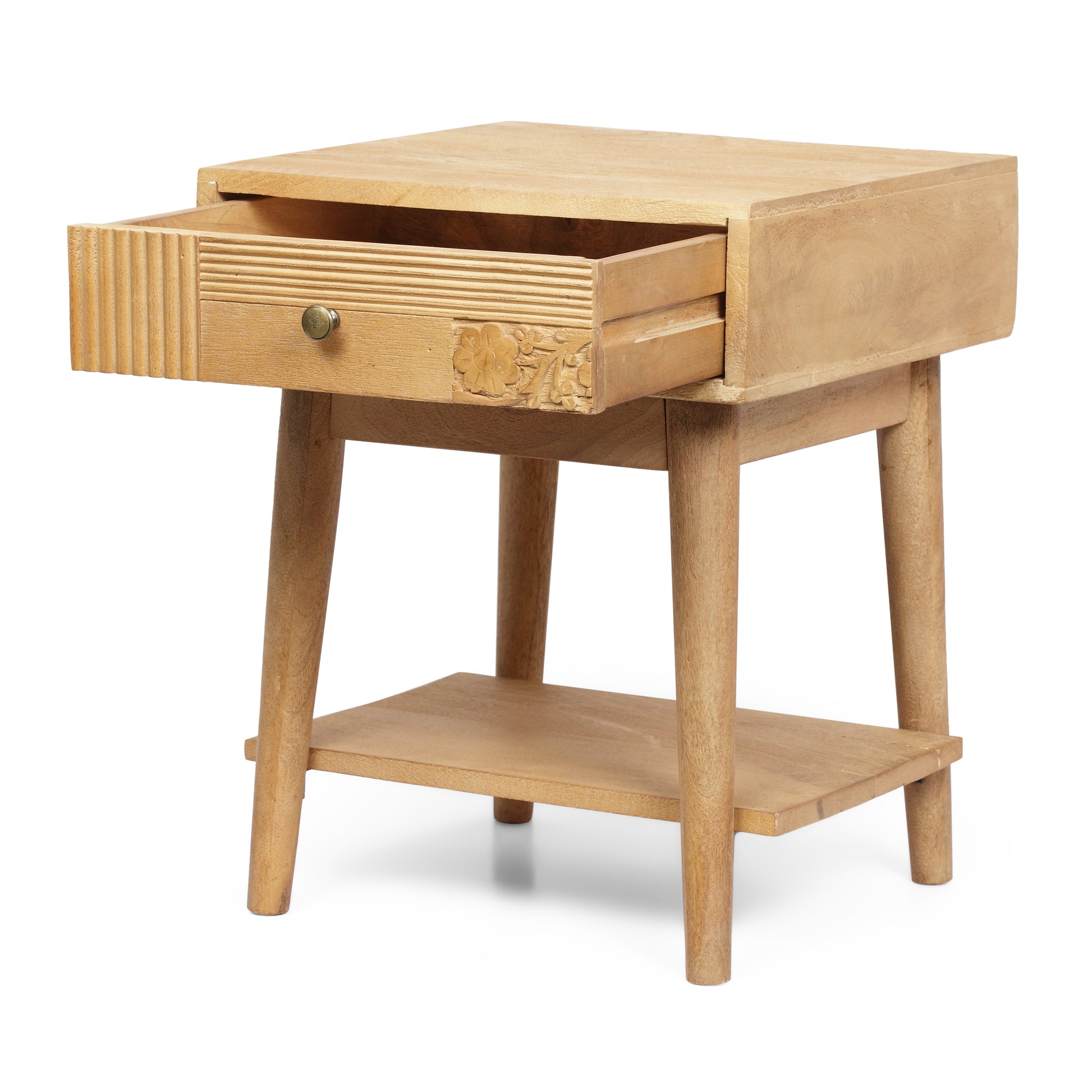 Nightstand Natural Wood