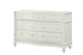 Dorothy Dresser, Ivory Finish Bd02269 Ivory Wood