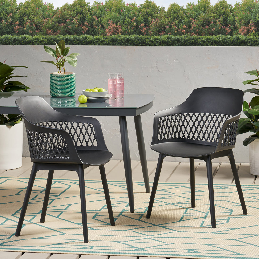 Azalea Chair Black Polypropylene