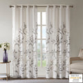 Burnout Printed Curtain Panel Only 1 Pc Panel Multicolor Polyester