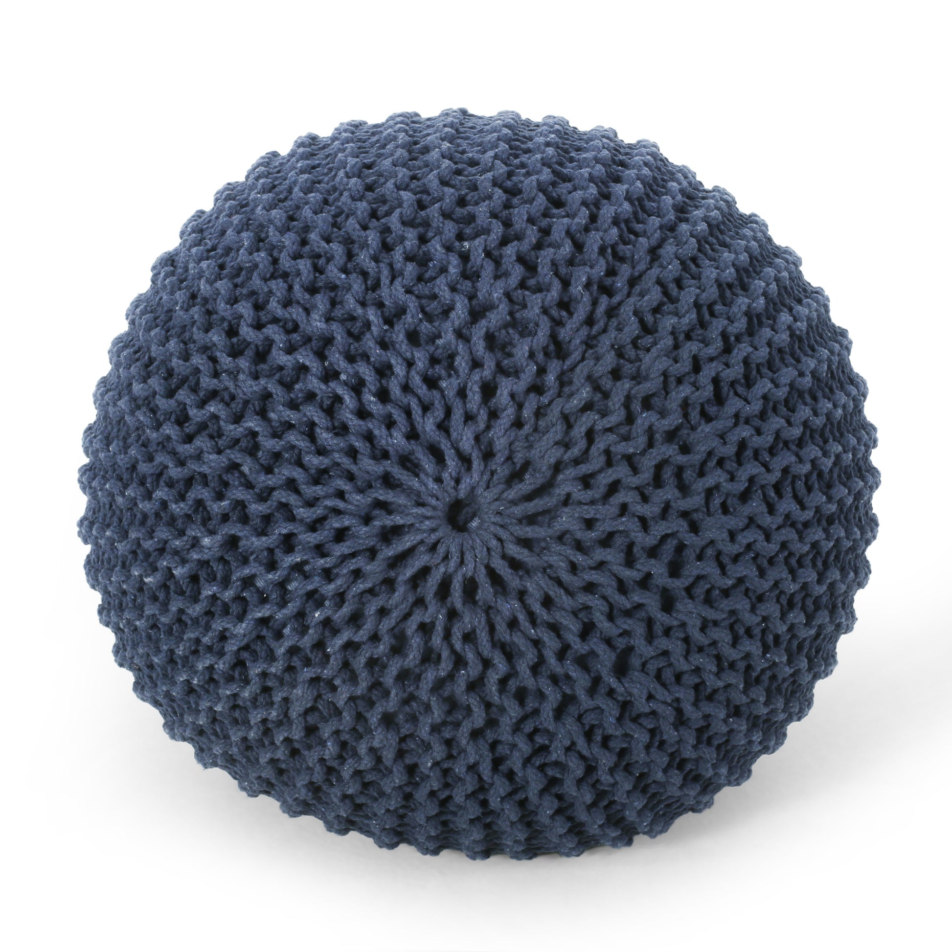 Moro Pouf Navy Cotton