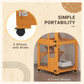 Pawhut Large Cat House With High Up Resting Box, 71