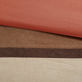7 Piece Faux Suede Comforter Set Coral Queen Queen Coral Polyester