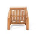 Paloma Club Chair Beige Acacia Wood