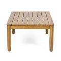 Seat & Coffee Table Teak Wood Fabric