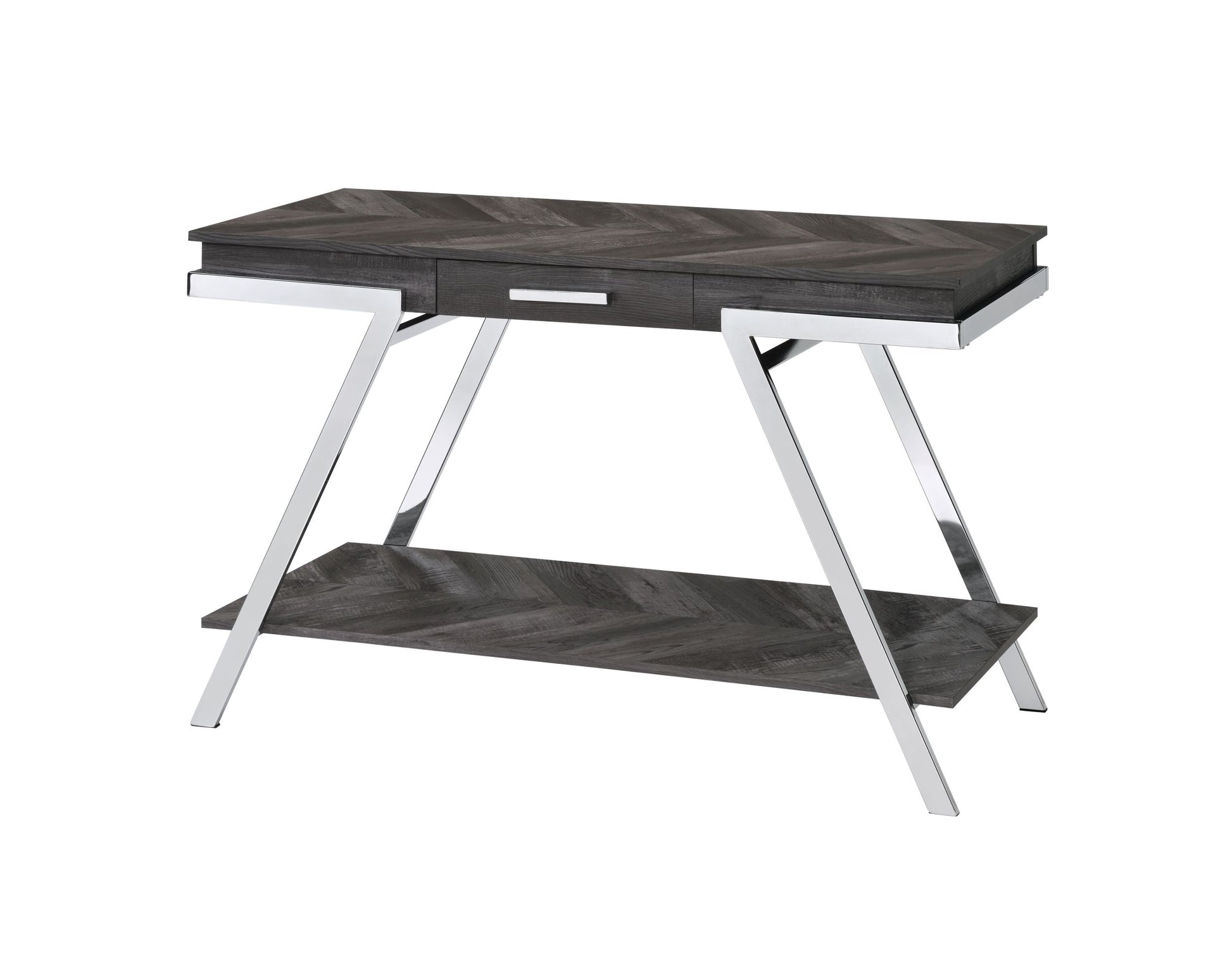 Roma Sofa Table Gray Gray Iron