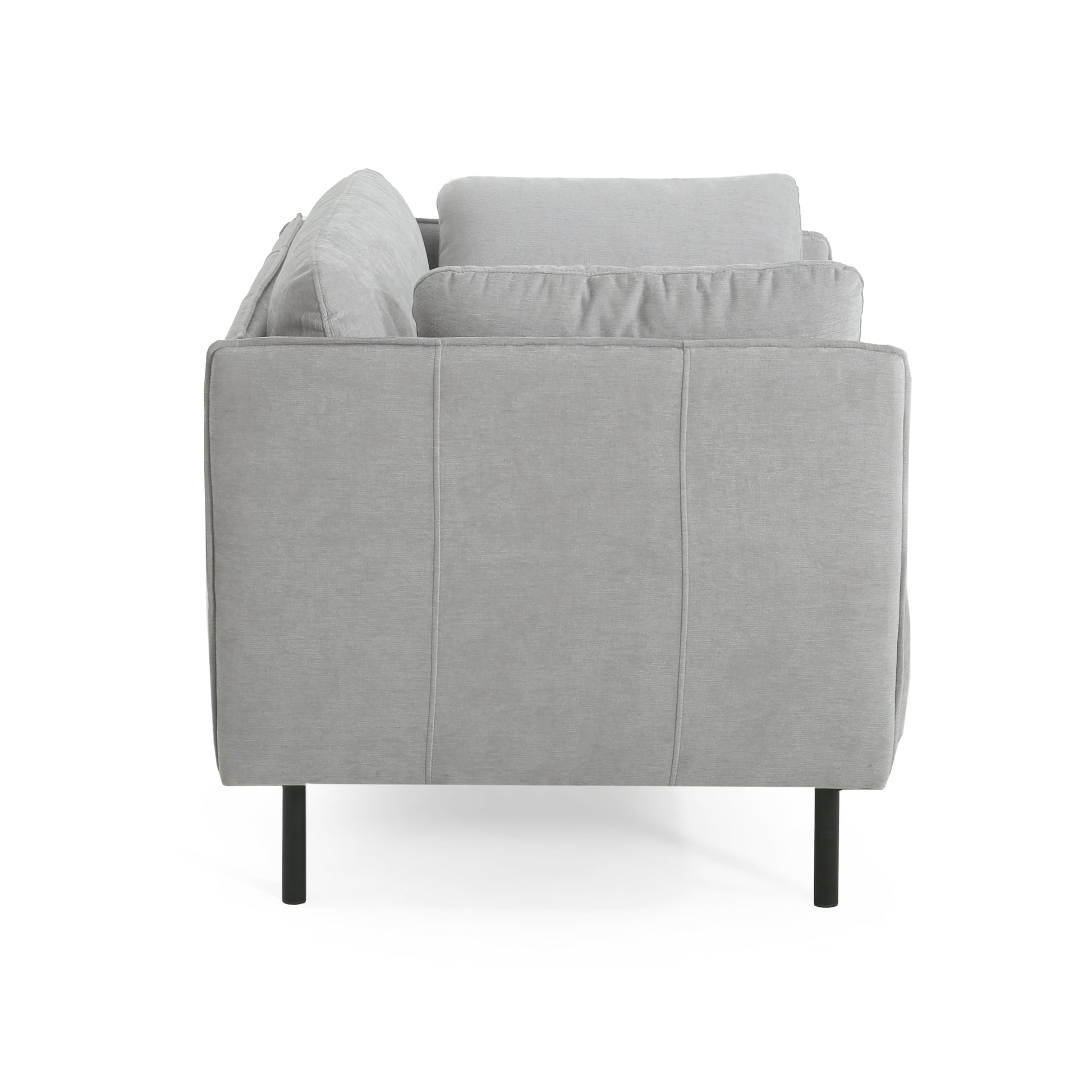 39" Vintage Grey Lounge Chair With Polyester Upholstery, Solid Wood Frame And Steel Legs, Comfortable Accent Seating For Living Room, Bedroom, Or Office Grey Polyester,Solid Wood Mdf,Steel