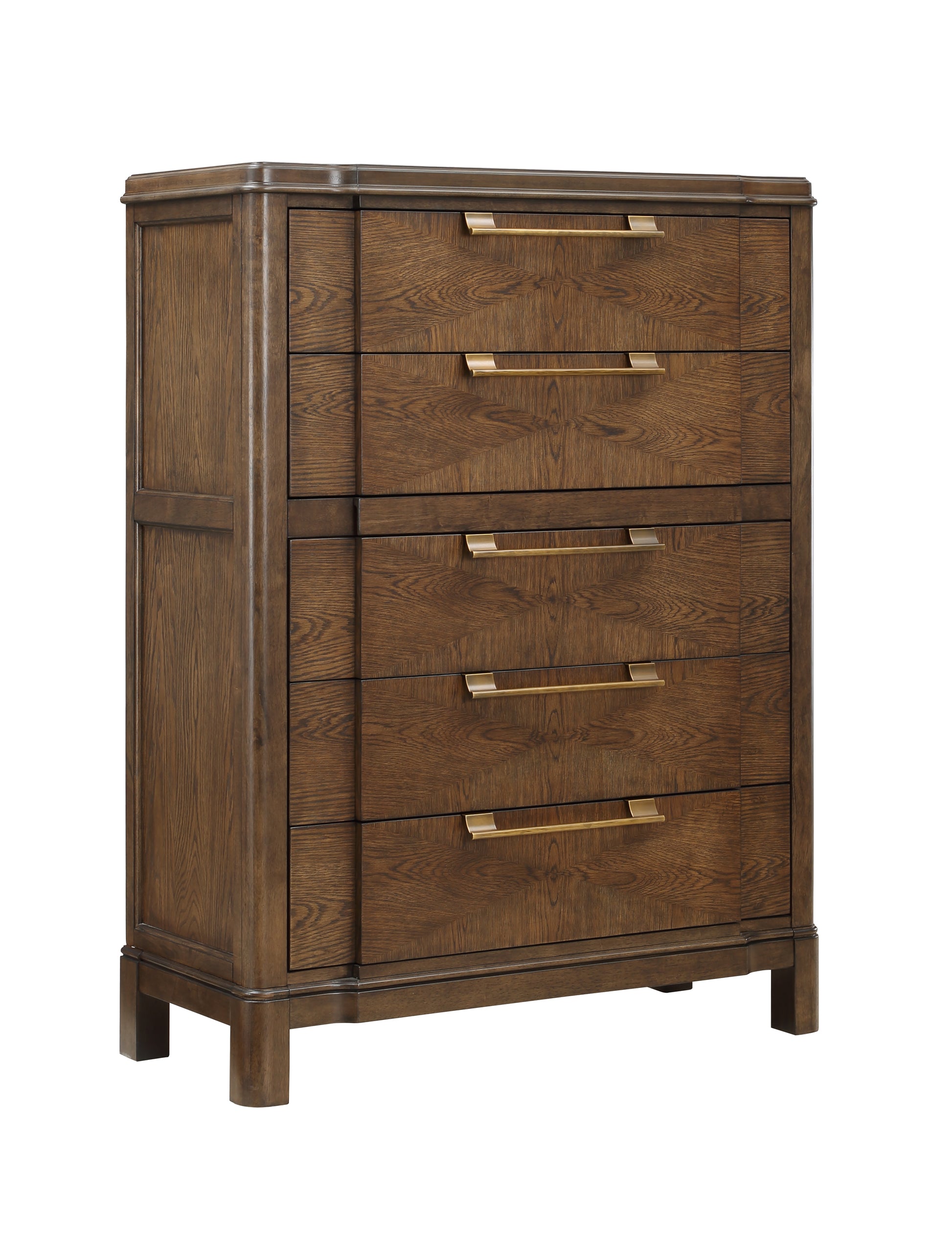 Milan Chest Dark Brown Dark Brown Wood