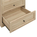 Hall Tree, Storage Cabinet, Suitable For Living Room, Entryway, Bedroom Natural Mdf