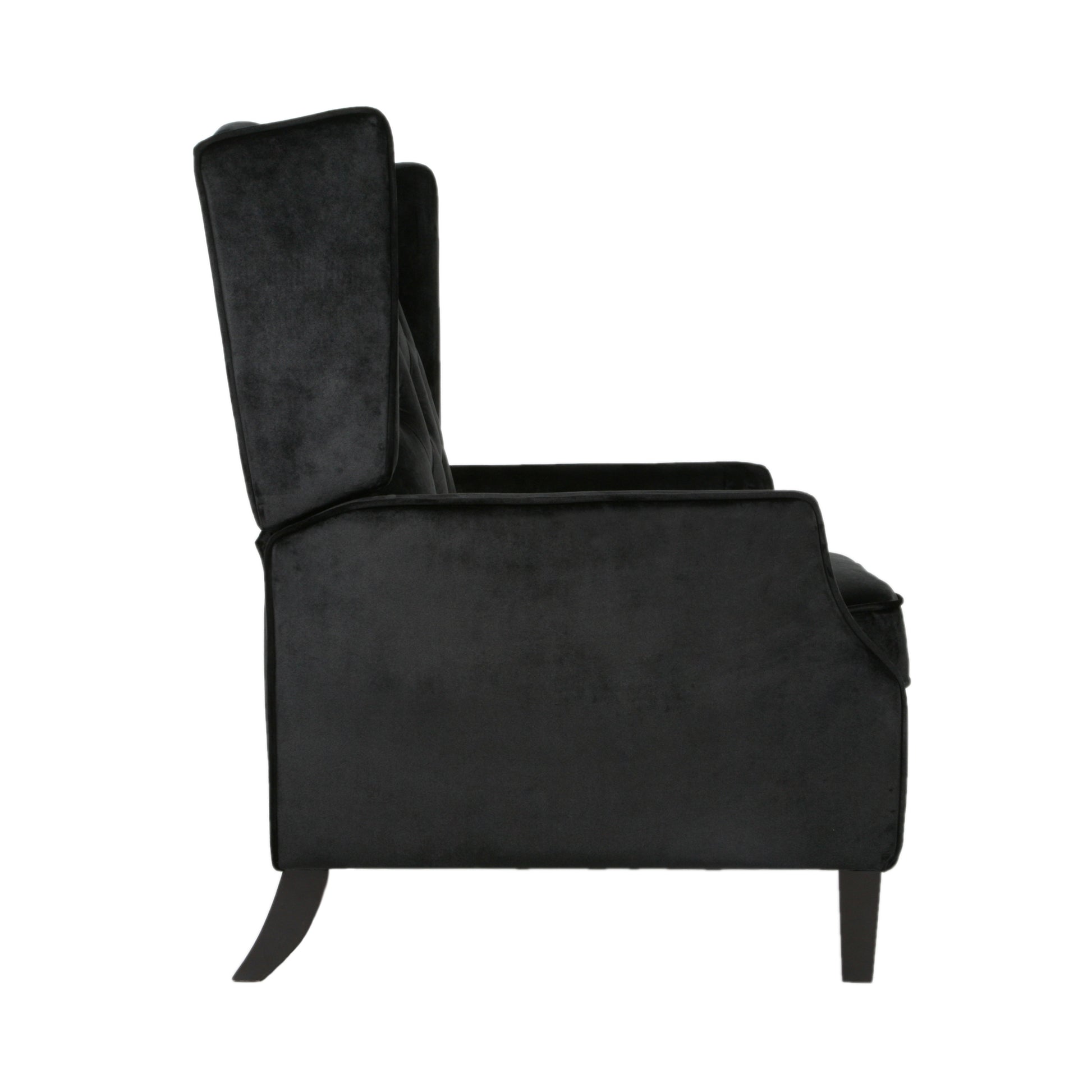 Recliner Black Velvet