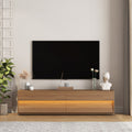 Floating Tv Stand Wall Mounted With 16 Color Leds,68
