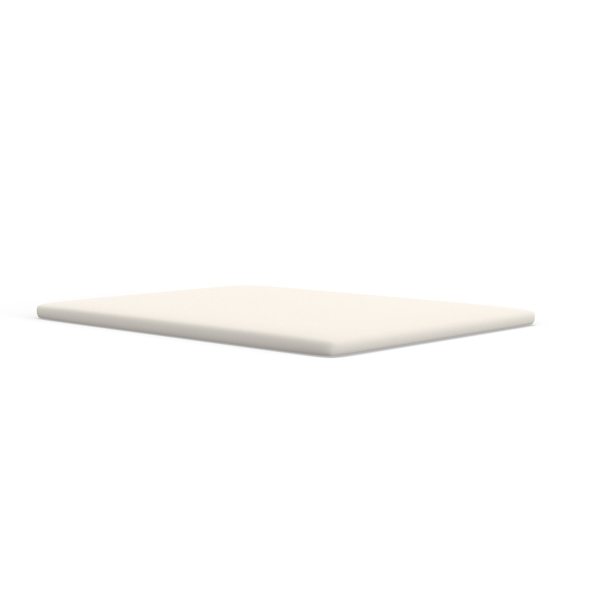 3" Gel Memory Foam Topper Queen White Foam Queen