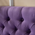 Bierman Headboard Queen Light Purple Fabric