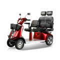 Electric Mobility Recreational Travel Scooter For Adults,Mobility Scooters For Seniors, 4 Wheel Powered Mobility Scooters Red Abs Pc