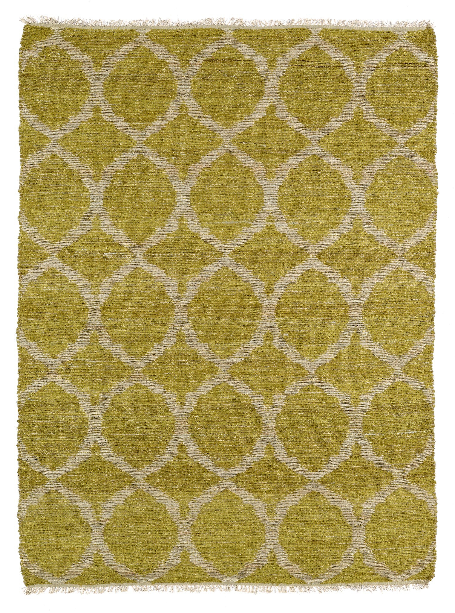 Casual, Contemporary, Modern, Transitional, Kids, Textured Loop Pile 5' X 7'9" Rectangle Area Rug Light Green Jute