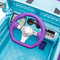 24V Kids Ride On Car W Parents Remote Control,400W Motor,Four Wheel Suspension,Adjustable Speed,Usb,Mp3,Music,Bluetooth,Large Display Screen,Power Display,Portable Handle,Safety Belt For Kids Aged 3 . Purple 50 99 Lbs Polypropylene