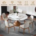 Modern Marble Dining Table, 59