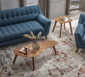 Pineda Brown End Table Brown Solid Wood