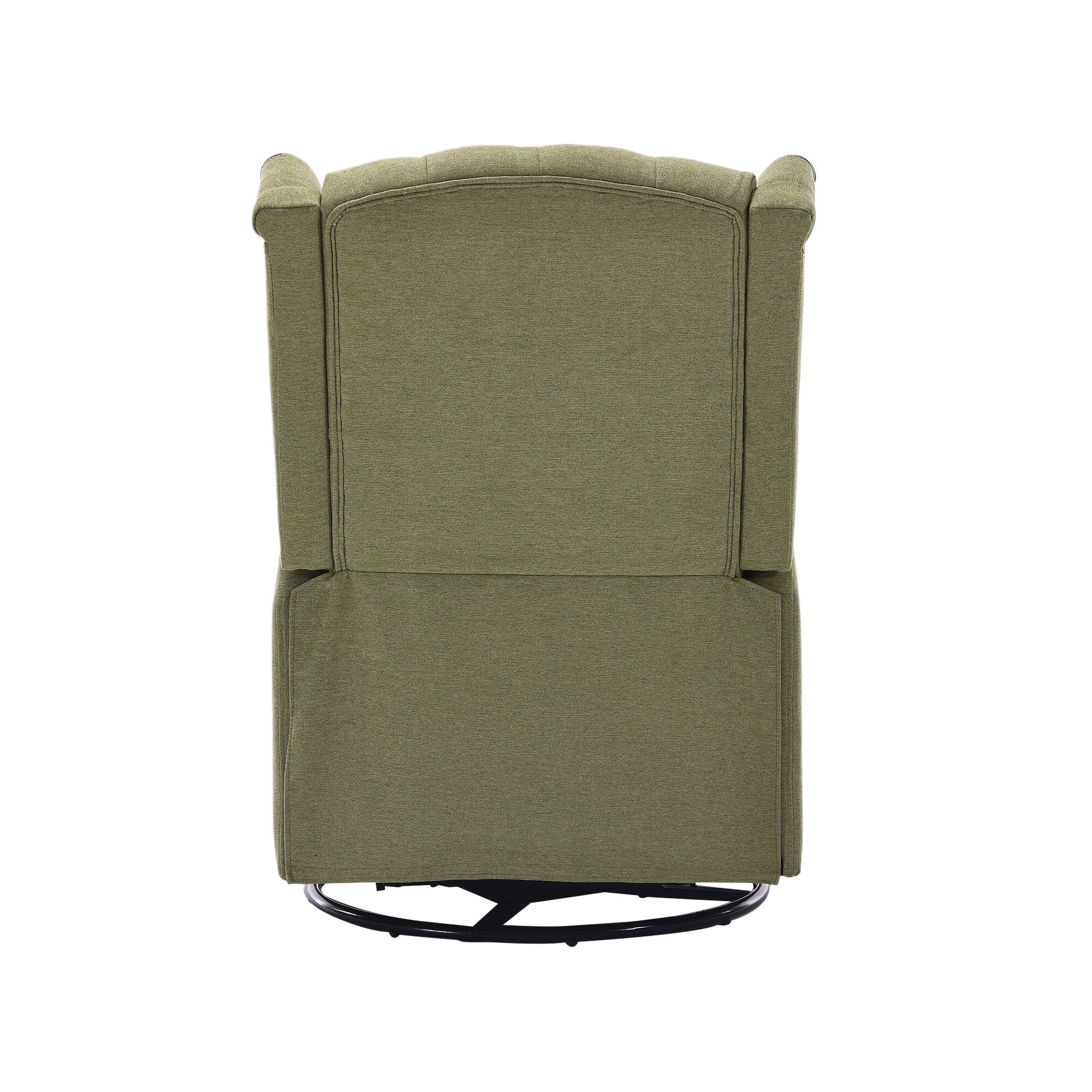 Coolmore Rocking Recliner Chair,360 Degree Swivel Nursery Rocking Chair,Glider Chair,Modern Small Rocking Swivel Recliner Chair For Bedroom,Living Room Chair Home Theater Seat Ovive Green Olive Green Linen