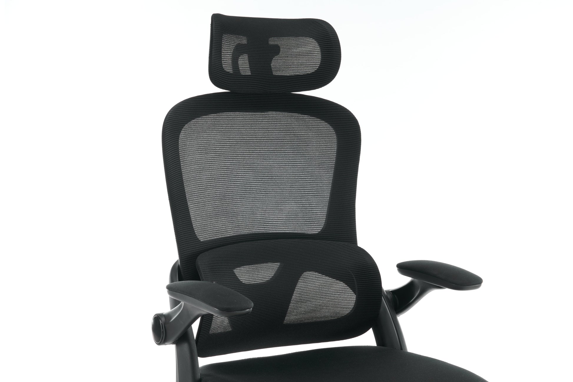 Ergonomic Mesh Office Chair, High Back Desk Chair With 3D Armrests, Up&Down Lumbar Support, Swivel Computer Task Chair With Adjustable 2D Headrest, Tilt Function Black Black Mesh