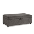 Modern Large Comfort Sofa Ottoman With Storage, Modular Sectional Storage Ottoman With Wheels For Living Room,Lounge Ottoman, Couch Storage Ottoman ,Large Storage Ottoman Bench Charcoal Grey Charcoal Grey Primary Living Space American