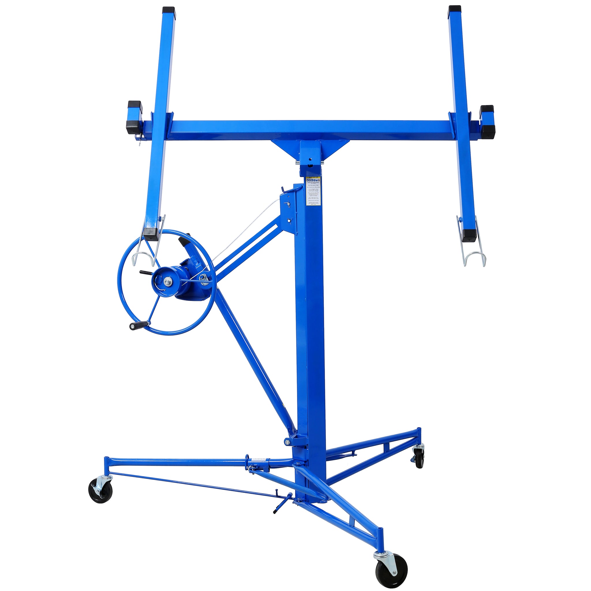 Drywall Lift Panel 11' Lift Drywall Panel Hoist Jack Lifter,Blue Blue Iron