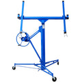 Drywall Lift Panel 11' Lift Drywall Panel Hoist Jack Lifter,Blue Blue Iron