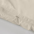 Overfilled Pillow Protector Single Piece King Size Beige Polyester