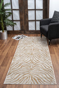 Elegance Gc Cnc6007 Gold 5 Ft. 3 In. X 7 Ft. 3 In. Area Rug Gold Polyester