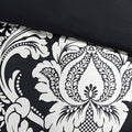 6 Piece Printed Duvet Cover Set Queen Multicolor Polyester