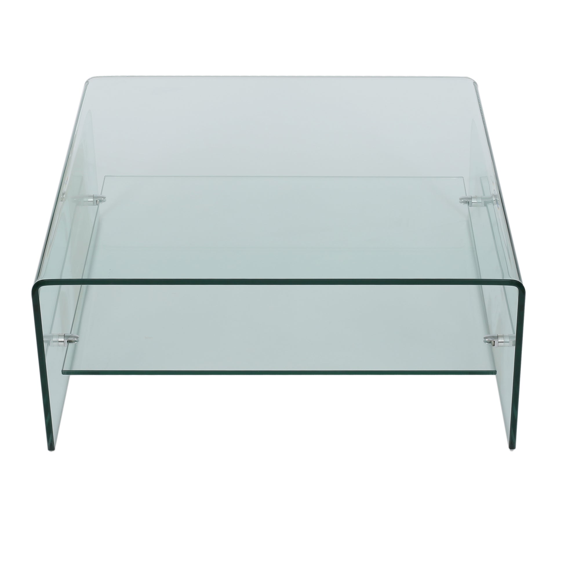 Coffee Table Clear Tempered Glass