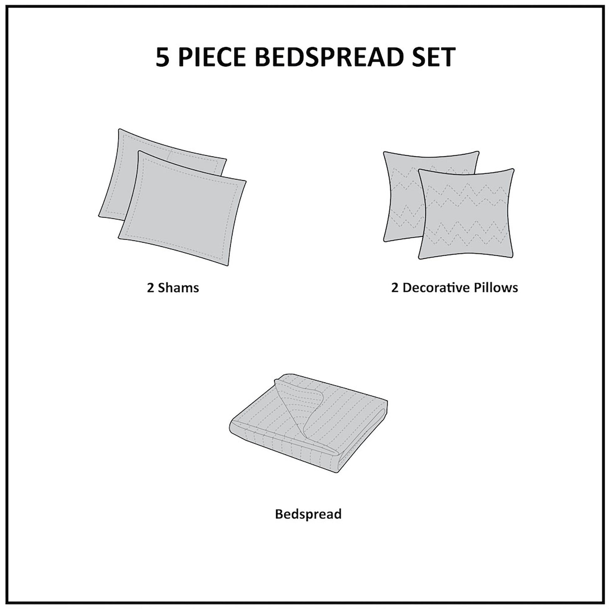 5 Piece Jacquard Bedspread Set With Throw Pillows Burdy Queen Queen Burgundy Cotton