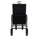 Minimeetall Extention Excollapsible Foldable Wagon Cart Beach Wagon Heavy Duty Utility Cart Utility Wagon Grocery Cart For For Camping Shopping Sports Gardeing Fishing Supports 225Lbs Black Black
