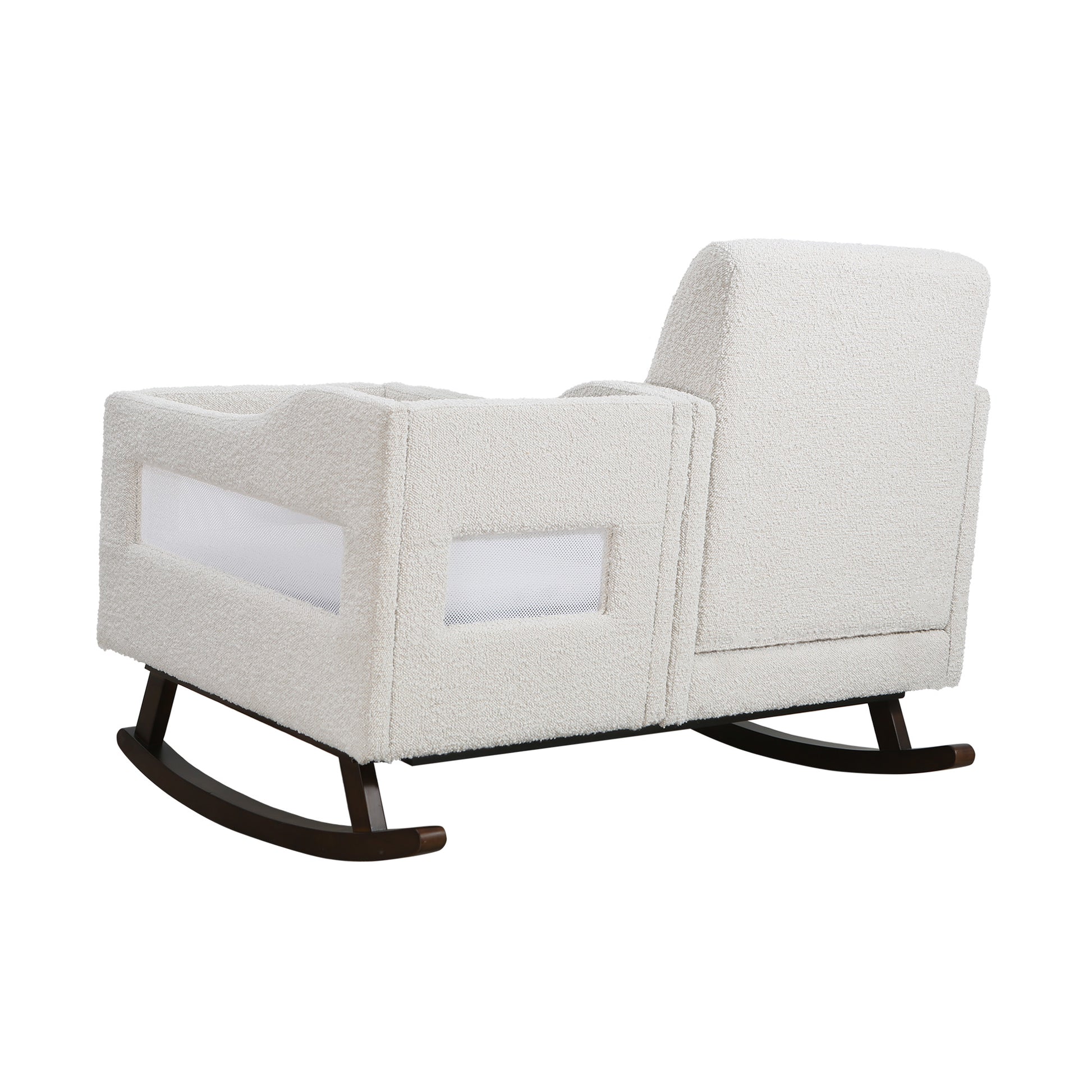 Emerson Nursery Rocker In Cream Boucle Cream Fabric