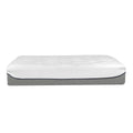 Ultra Plush 13 In. Medium Gel Memory Foam Mattress For King Size Bed In A Box With Double Layered Jacquard Cover Grey White Bedroom Modern Memory Foam Polyester King