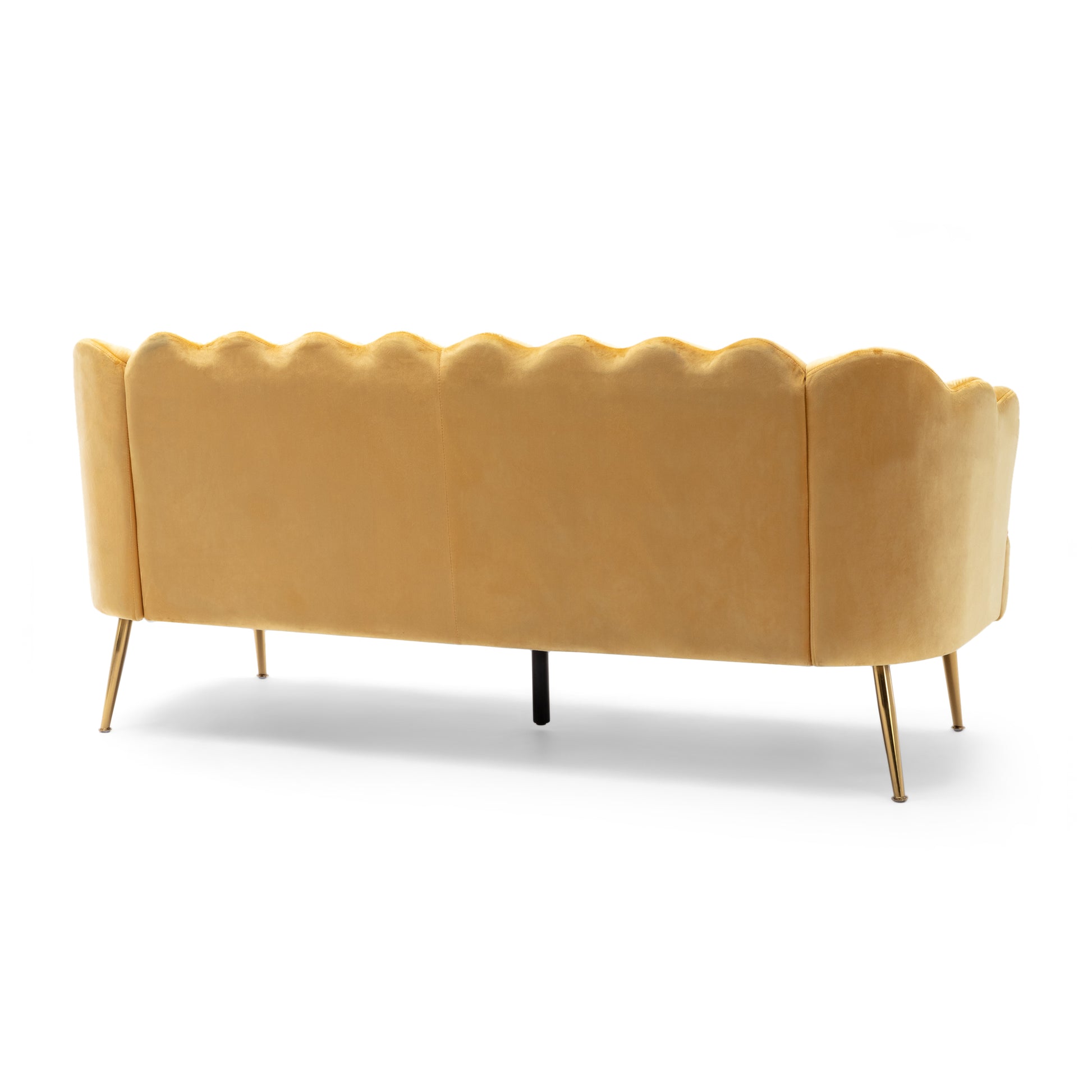 3 Seater Sofa Honey Velvet