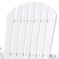 Malibu Reclining Adirondack Chair White Acacia Wood