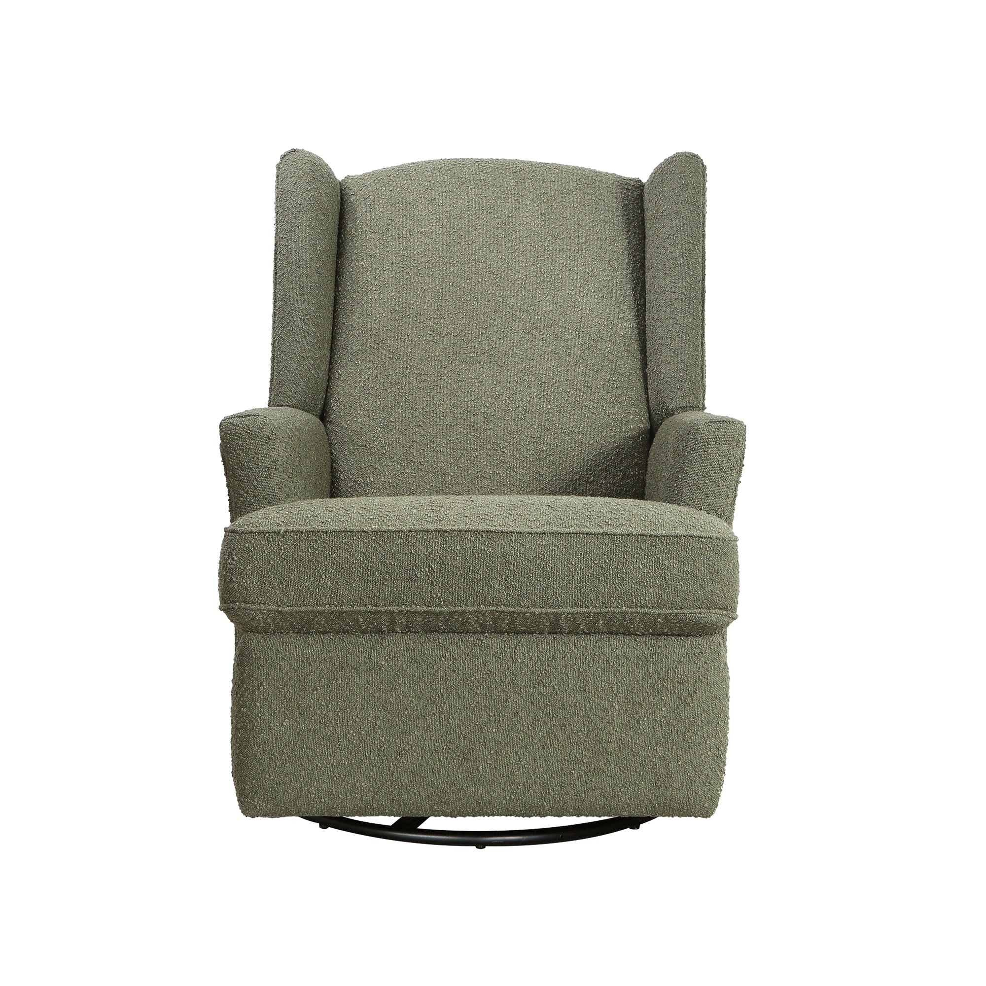 Hemingway Wingback Recliner In Sage Boucle Sage Fabric