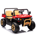 24V Xxxl Kids Ride On Utv W Parents Remote Control,Two Seater,Automatic Tipping Bucket,Rear Wheel Suspension,Slow Start,Portable Handle,Safety Belt,Led Light,Usb,Mp3,Bluetooth,Horn For Kids Aged 3 8. Red 50 99 Lbs Polypropylene