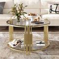 Modern Glass Coffee Table In 31.5