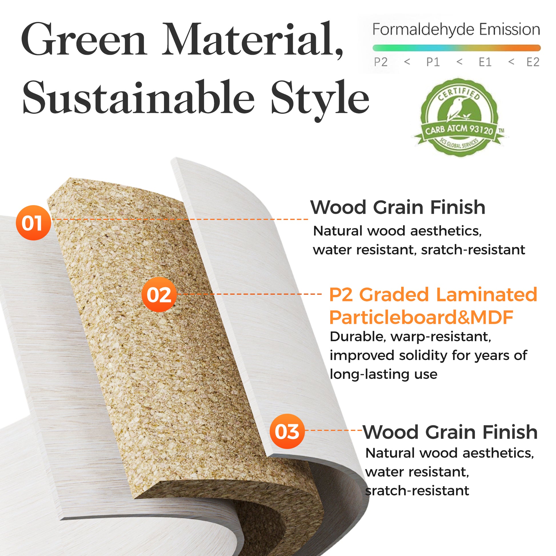 Farmhouse Nightstand, Boho Bedside Table With 2 Rattan Decor Drawers, Accent End Table With Open Storage Shelf White Wood Rattan