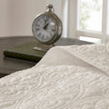 Reversible Bedspread Set Cream Full Cream Cotton