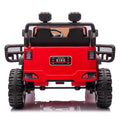 24V Two Seater Kids Ride On Electric Car W Parents Control,Seat Width 19.69In,400W Motor,Four Wheel Suspension,Light&Searchlight,Usb,Mp3,Bluetooth,Provide A Speed Of 1.86 4.35Mph For Kids Of 3 . Red