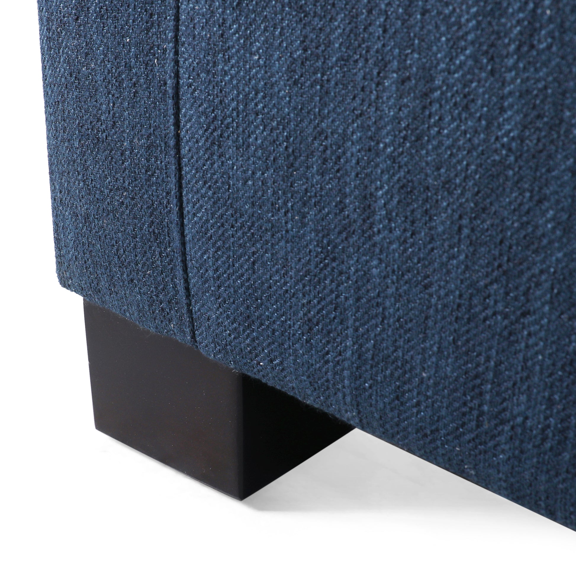 Club Chair Navy Blue Fabric 1 Seat