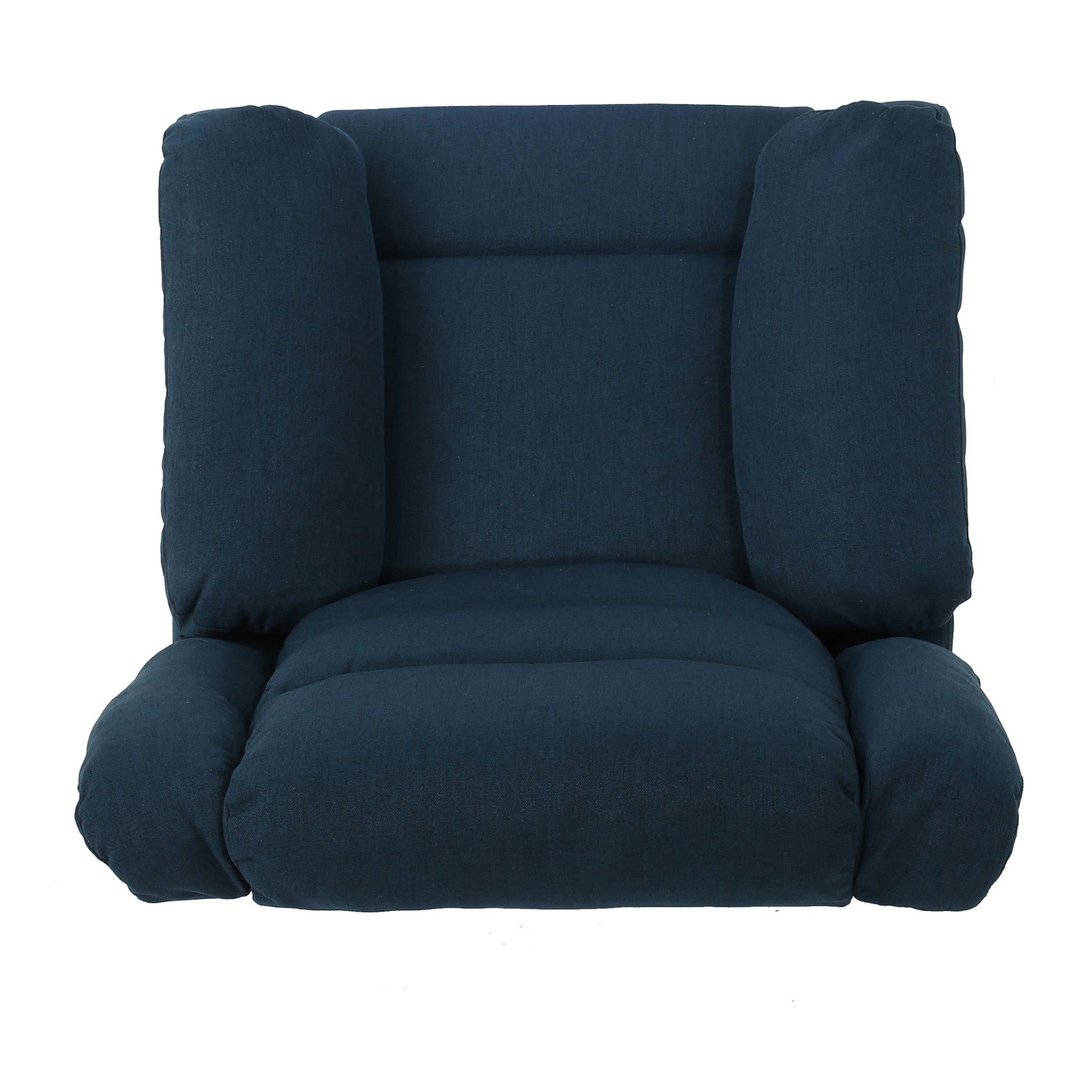 35.04" Wide Power Standard Recliner Navy Blue Fabric