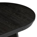5 Piece Retro Functional Dining Set With 1 Extendable Dining Table And 4 Upholstered Chairs With Rattan Backrests For Dining Room And Kitchen Espresso Espresso Solid Wood Mdf