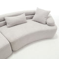 Unique Modeling Design,Upholstered Indoor Furniture,Foam Filled Sleeper Sofa Bed For Living Room,Bedroom,3 Colors Light Gray Primary Living Space Modern Foam Polyester 4 Seat