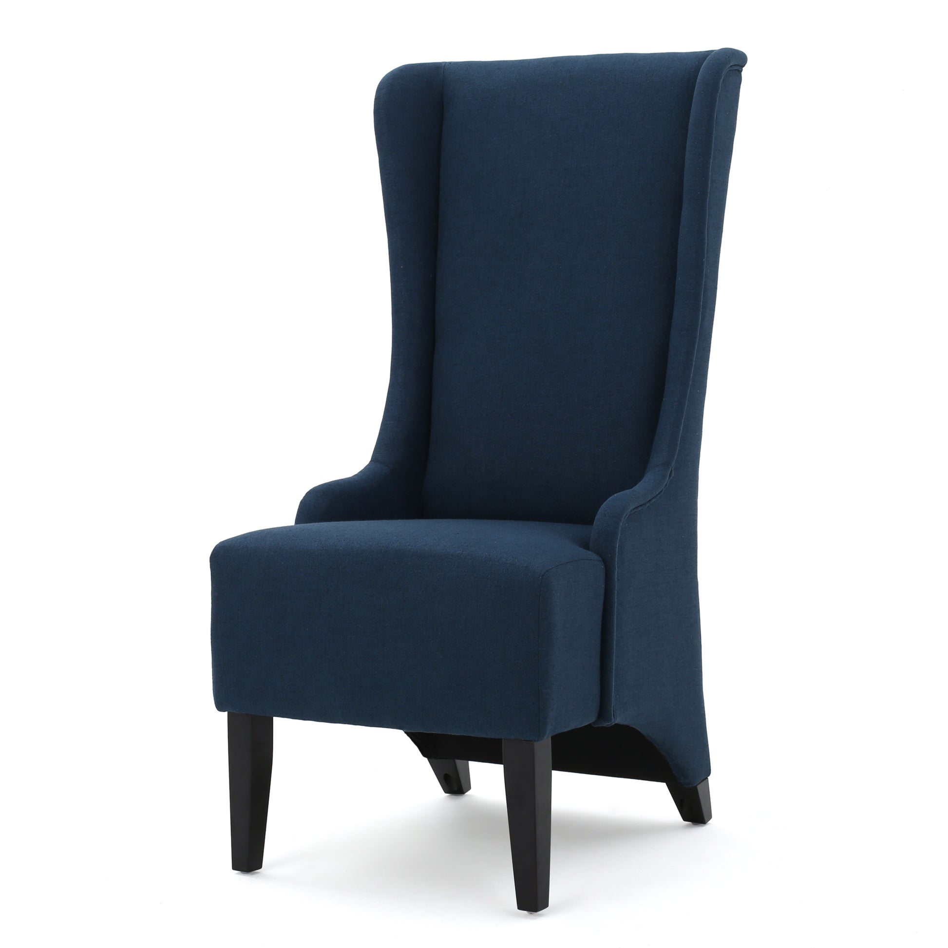 Dining Chair Navy Blue Fabric