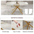Large Modern Minimalist Rectangular Dining Table With 0.39 