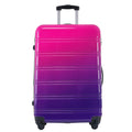 Hardshell Luggage Sets 3 Piece Gradient Color Expandable Suitcase With Spinner Wheels And Tsa Lock Lightweight 20